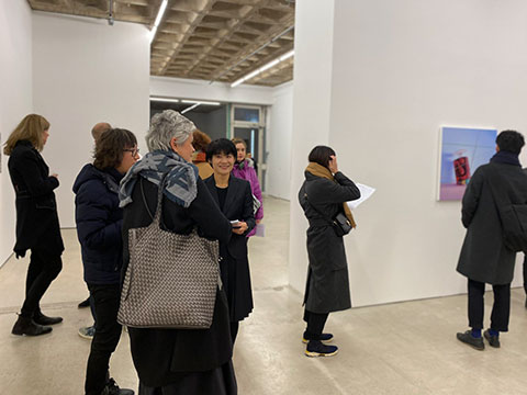 Opening of a duo exhibition at a Berlin commercial gallery